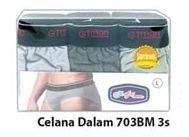 Promo Harga GT MAN Celana Dalam Pria PKR 703-BM 3 pcs - Hari Hari