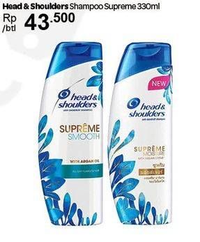 Promo Harga HEAD & SHOULDERS Supreme Shampoo 330 ml - Carrefour