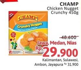 Promo Harga Champ Nugget Crunchy Nugget 450 gr - Alfamidi