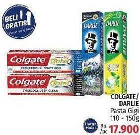 Promo Harga COLGATE/DARLIE Toothpaste 110gr - 150gr  - LotteMart