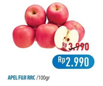 Promo Harga Apel Fuji RRC per 100 gr - Hypermart