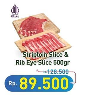 Promo Harga Striploin/Ribeye Slice  - Hypermart