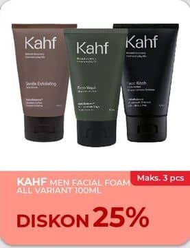 Promo Harga Kahf Face Wash All Variants 100 ml - Yogya