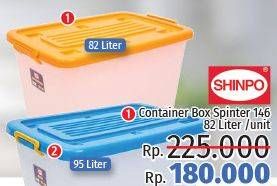Promo Harga SHINPO Container Box 82 ltr - LotteMart