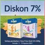 Promo Harga FRISO Gold 4/3 Susu Pertumbuhan   - Alfamidi