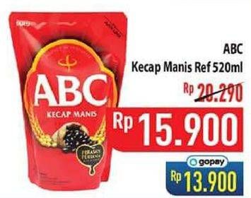 Promo Harga ABC Kecap Manis 520 ml - Hypermart