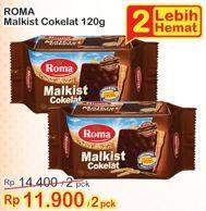 Promo Harga ROMA Malkist per 2 pouch 120 gr - Indomaret