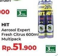 Promo Harga HIT Aerosol Expert Fresh Citrus 600 ml - Yogya
