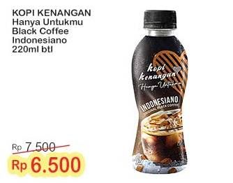 Promo Harga Kopi Kenangan Ready to Drink Indonesiano 200 ml - Indomaret