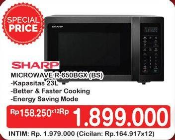 Promo Harga SHARP Microwave R-650BGX  - Hypermart