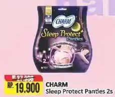 Promo Harga Charm Sleep Protect Plus Panties 2 pcs - Alfamart