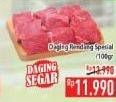 Promo Harga Daging Rendang Sapi Spesial per 100 gr - Hypermart