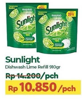 Promo Harga Sunlight Pencuci Piring Jeruk Nipis 100 910 ml - TIP TOP