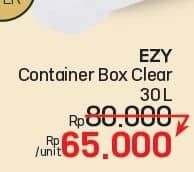 Promo Harga EZY Box Container Clear  - LotteMart