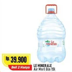 Promo Harga Le Minerale Air Mineral 15000 ml - Alfamart