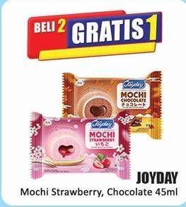 Promo Harga Joyday Mochi Ice Cream Chocolate, Strawberry 45 gr - Hari Hari