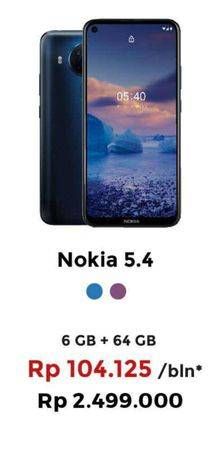 Promo Harga NOKIA Nokia 5.4 1 pcs - Erafone