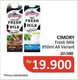 Promo Harga CIMORY Fresh Milk All Variants 950 ml - Alfamidi