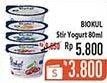 Promo Harga BIOKUL Stir Yogurt 80 gr - Hypermart