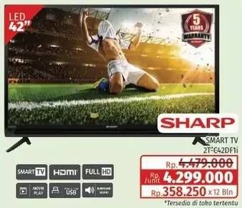 Promo Harga Sharp 2T-C42DF1I | Android TV  - Lotte Grosir