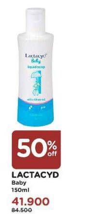 Promo Harga LACTACYD Baby Liquid Soap 150 ml - Watsons