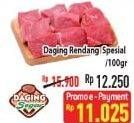 Promo Harga Daging Rendang Sapi Spesial per 100 gr - Hypermart