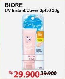 Promo Harga Biore UV Fresh & Bright Instan Cover 30 gr - Alfamart