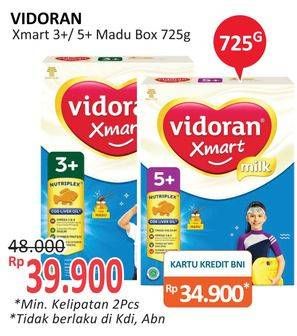 VIDORAN Xmart 3+/ 5+ Madu 725 g