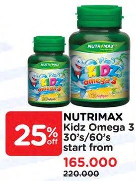 Promo Harga Nutrimax Kidz Omega 3  - Watsons