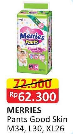 Promo Harga Merries Pants Good Skin M34, L30, XL26  - Alfamart