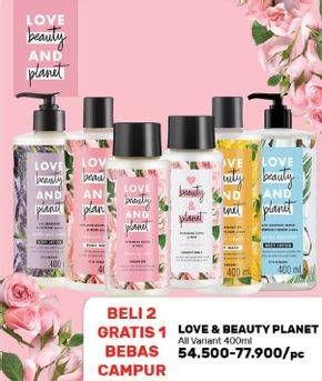 Promo Harga LOVE BEAUTY AND PLANET Shampoo All Variants 400 ml - Guardian