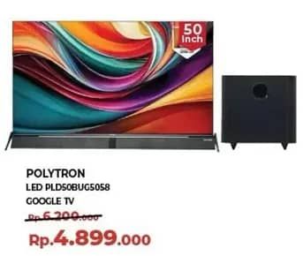 Promo Harga Polytron PLD50BUG5058  - Yogya
