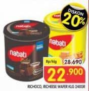 Promo Harga Nabati Bites Richeese, Richoco 240 gr - Superindo