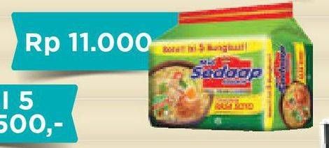 Promo Harga SEDAAP Mie Kuah Soto per 5 pcs - Alfamart