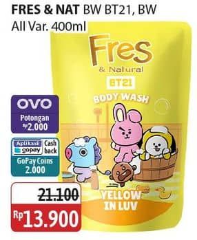 Promo Harga Fres & Natural Body Wash Dessert Collection All Variants 400 ml - Alfamidi