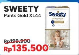 Promo Harga Sweety Gold Pants XL44 44 pcs - Indomaret
