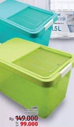 Promo Harga CLARIS Container Evita Rice Box All Variants  - LotteMart