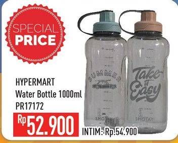 Promo Harga HYPERMART Water Bottle PR17172 1 ltr - Hypermart