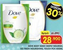 Promo Harga Dove Body Wash Deeply Nourishing, Go Fresh Revive, Go Fresh Fresh Touch 400 ml - Superindo