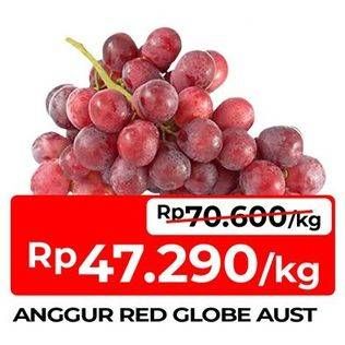 Promo Harga Anggur Red Globe Aust  - TIP TOP