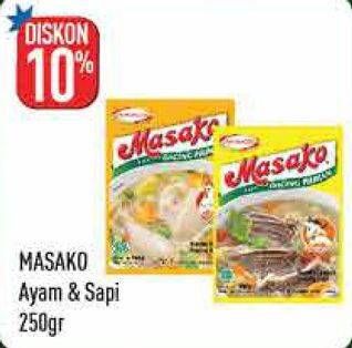 Promo Harga AJINOMOTO Penyedap Rasa Masako Ayam, Sapi 250 gr - Hypermart