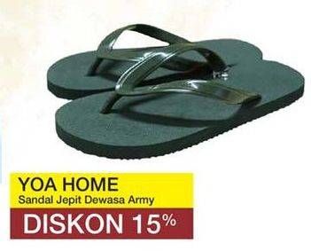 Promo Harga YOA Home Sandal Jepit  - Yogya