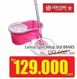 Promo Harga LION STAR Livina Spin Mop BM-45  - Hari Hari