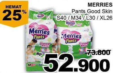 Promo Harga Merries Pants Good Skin S40, M34, L30, XL26  - Giant