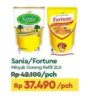 Promo Harga Sania/Fortune MInyak Goreng 2 liter  - TIP TOP