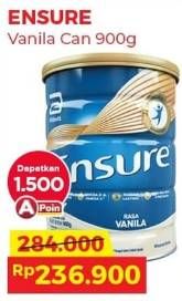 Promo Harga Ensure Nutrition Powder FOS Vanila 900 gr - Alfamart