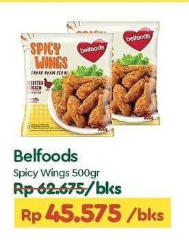 Promo Harga Belfoods Spicy Wings 500 gr - TIP TOP