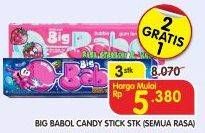 Promo Harga BIG BABOL Candy Gum All Variants per 3 pcs - Superindo