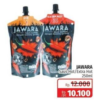 Promo Harga JAWARA Sambal Extra Hot, Hot 250 ml - Lotte Grosir