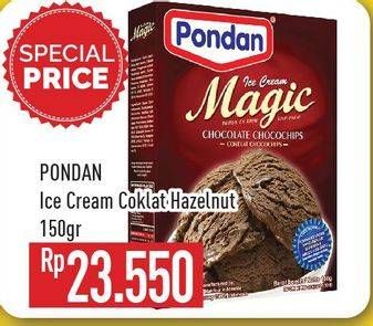 Promo Harga PONDAN Ice Cream Magic Chocolate Chocochips 160 gr - Hypermart